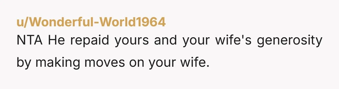 u/Teamtunafish NTA. You're brother is. And your parents need to stop enabling him.