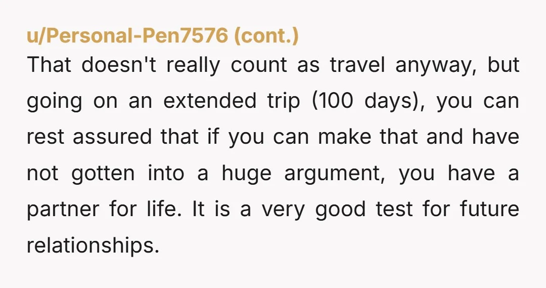 u/TheNewTimer I'm not understanding why you're saying you can't afford to go alone. Flights are charged per person. Hostels are charged per person. If your accommodations are hostels, then you...