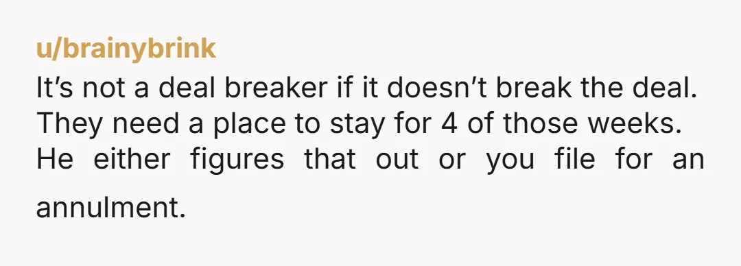 u/ChampionshipSad1586 They MUST get an airbnb and you guys need counseling. No one’s family visits for more than a week and the child of said family must be off work...