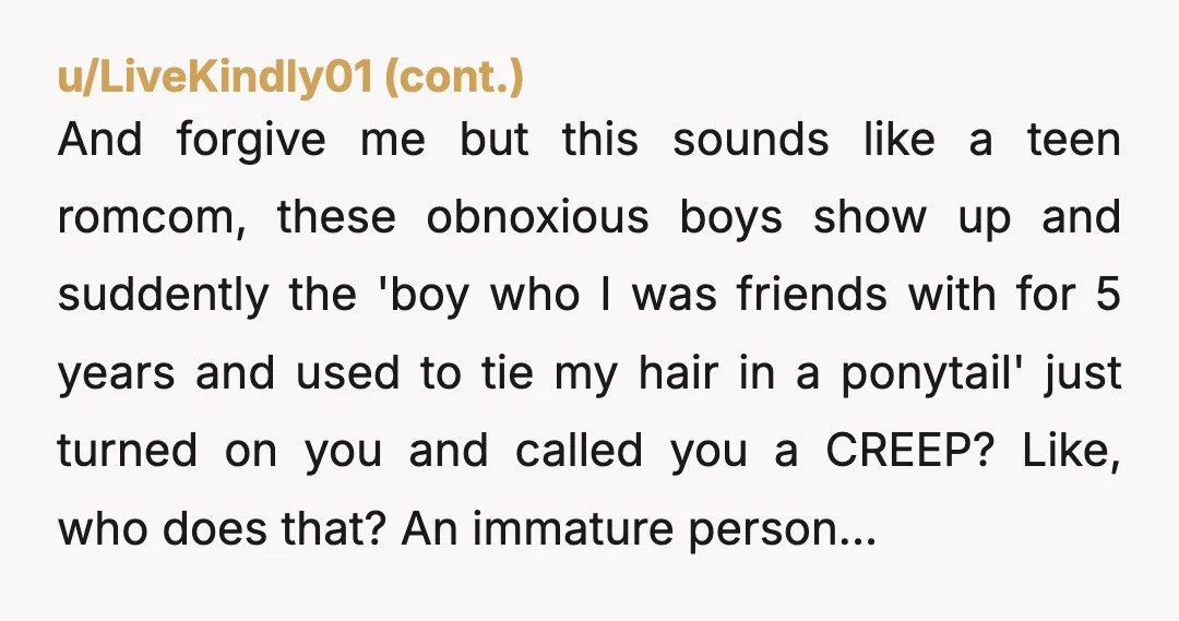 u/Proud-Geek1019 NTA. The thing is, your friend didn’t use his words to speak to you directly - instead he talked about you to others and then treated you poorly in...