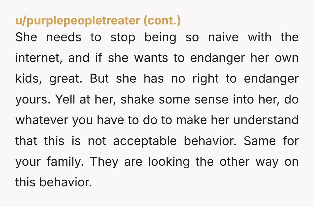 u/EllySPNW NTA. Your daughter heard you and will remember that you stood up for her against a pushy adult. It must have felt good to be seen. Assuming you don’t...