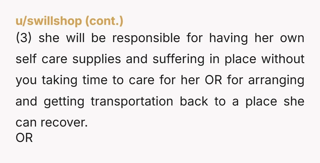 u/EllyStar She’s almost thirty with a serious (NOT new) condition that cripples her if she eats dairy and has caused the early end of multiple trips on multiple occasions, but...
