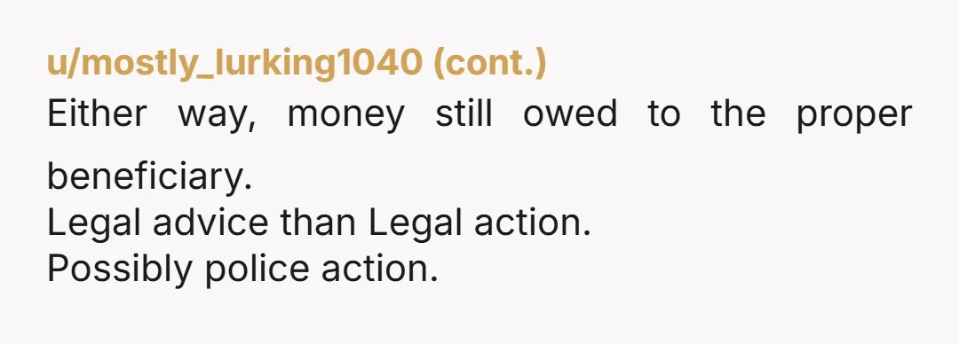 u/Teamtunafish Sounds like your dad had a pretty good bead on mom and tried to protect you. I'm sorry it didn't work.