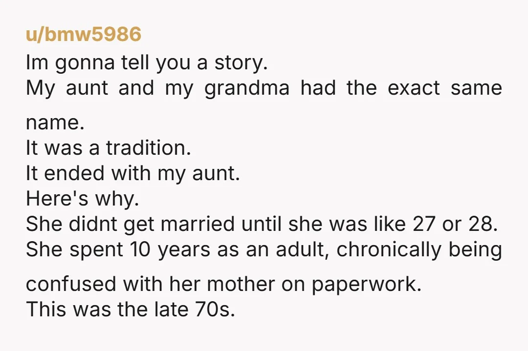 u/No_Fault_2268 NTA, but why keeping this person's last name? You have divorsed. 