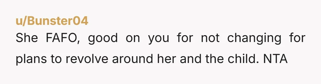 u/lalacourtney NTA. The three of you girls should move on. Her daughter will become a nasty teen very soon.
