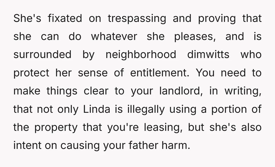 u/AppeltjeEitje1079 NTA but you are being vilified because you're staying quiet. Talk to people, explain your side. Hang up that camera now. Talk to your landlord, not to get him...