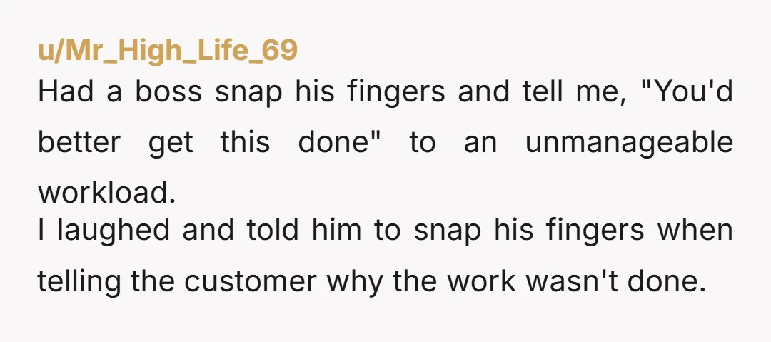 u/GlitterbugRayRay
It's not like she wasnt warned... You clearly stated there was no time. She FAFO