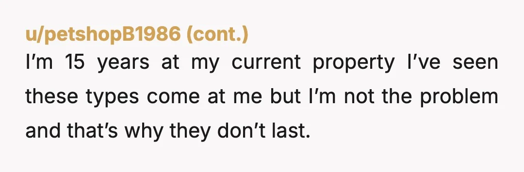 u/tollbaby Um.... she clearly doesn't know what hostile work environment actually means. You're not the AH. You gave her a dose of reality and she couldn't handle it. From the...