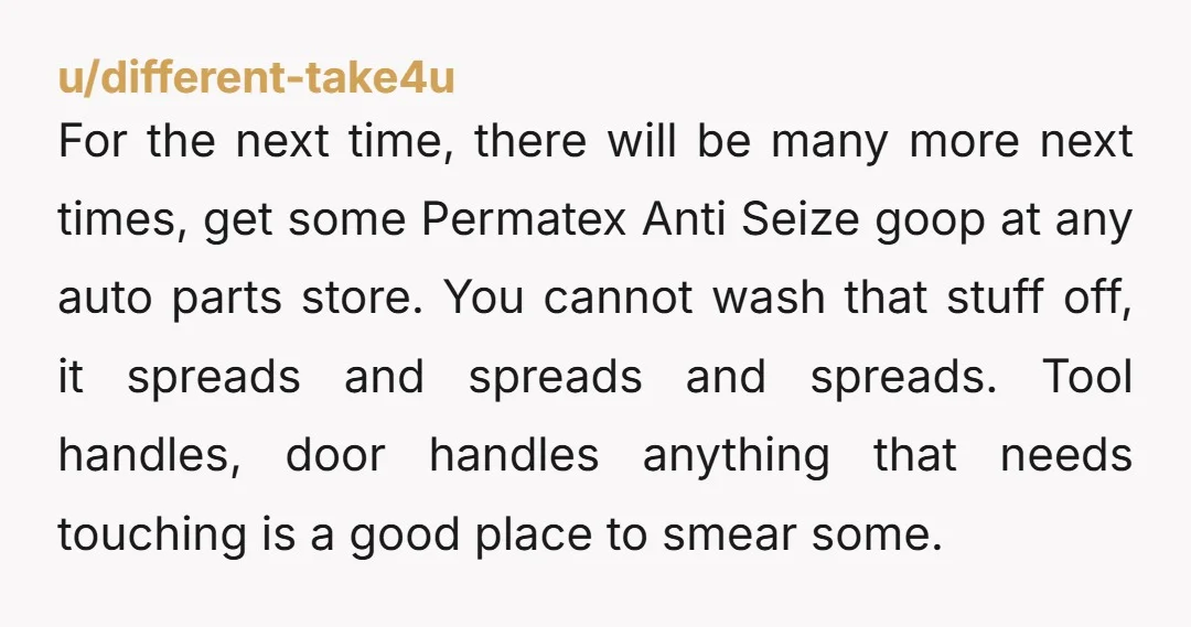 u/Switch-in-MD This is brilliant. You are correct that he was petty and a whining b**** when he stole the projected on you for the ladder. Construction crews definitely have FAFO...
