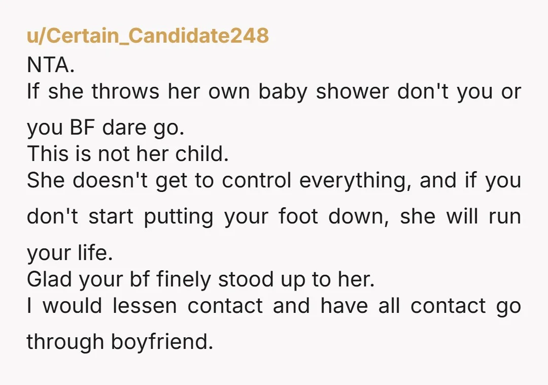 u/Professional-Ad4787 Who would want to actually go to a strangers baby shower? Most people I know dread going to friends and family when they have to. I know that’s an...