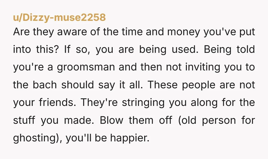 u/icyteatime They don't care about you as a friend. If they did they would not have gone back on their word and kicked you out after all the work you've...