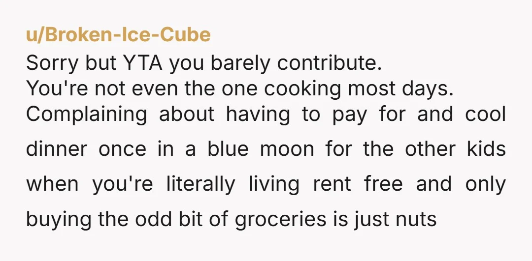 u/AJSCRPT INFO your title says you don’t want to cook dinner but you put that she cooks dinner five nights a week. So which is it? Leaning towards YTA regardless....