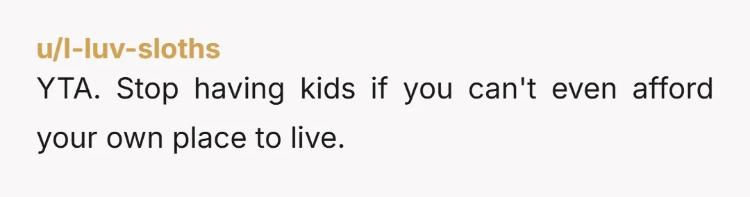u/Mysterious_Luck4674 If you, your boyfriend or your kids are eating ANY good paid for by anyone else then YTA. You are already getting a free place to live. If your...