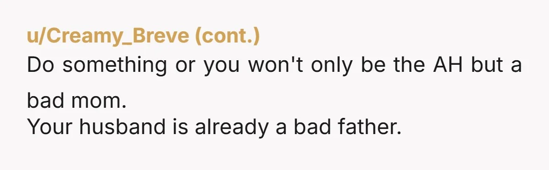 u/NoteEasy9957
At least you know why she goes no contact when she is older