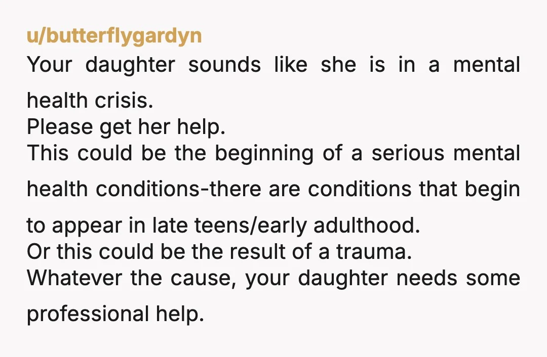 u/DragonSeaFruit She needs therapy before she gets trafficked to Dubai or something similar. She's exactly the type of girl who gets trafficked and would willingly walk into a trafficking set...