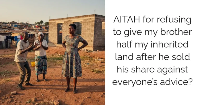 AITAH for refusing to give my brother half my inherited land after he sold his share against everyone’s advice?
