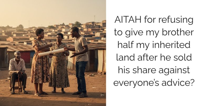 AITAH for refusing to give my brother half my inherited land after he sold his share against everyone’s advice?