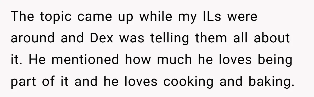 The topic came up while my ILs were around and Dex was telling them all about it. He mentioned how much he loves being part of it and he loves...