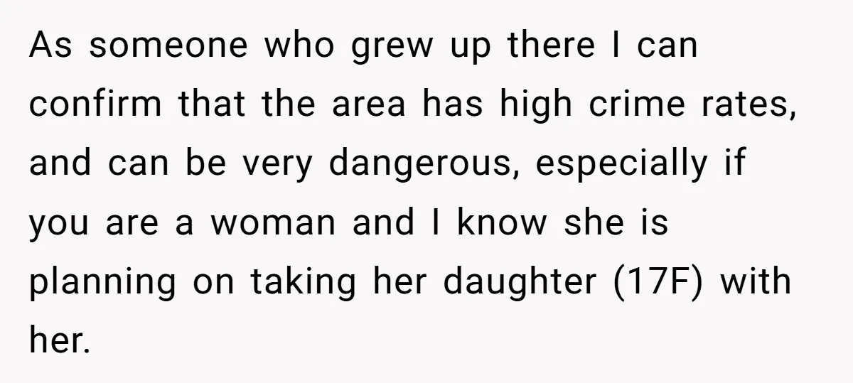 As someone who grew up there I can confirm that the area has high crime rates, and can be very dangerous, especially if you are a woman and I know...