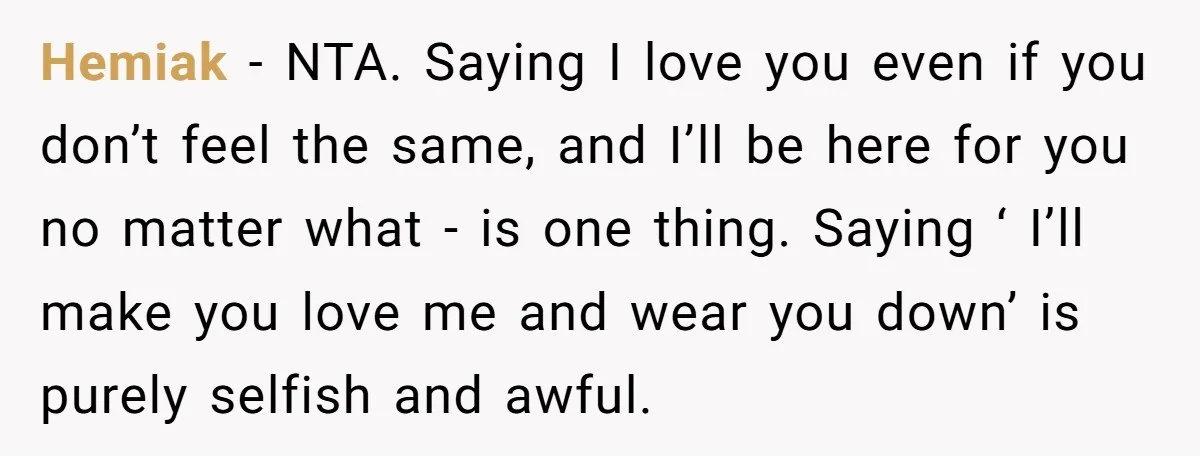 Hemiak − NTA. Saying I love you even if you don’t feel the same, and I’ll be here for you no matter what - is one thing. Saying ‘ I’ll...