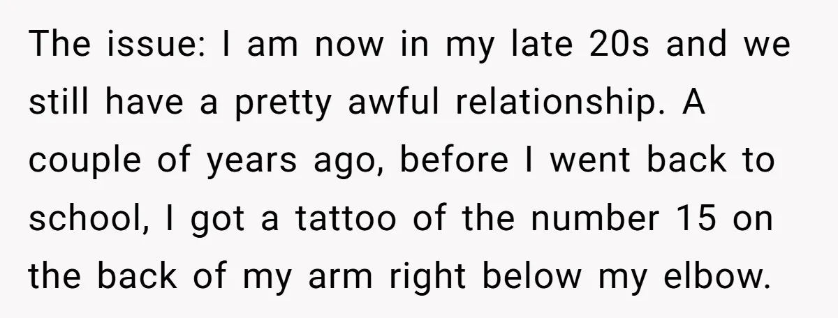 The issue: I am now in my late 20s and we still have a pretty awful relationship. A couple of years ago, before I went back to school, I got...
