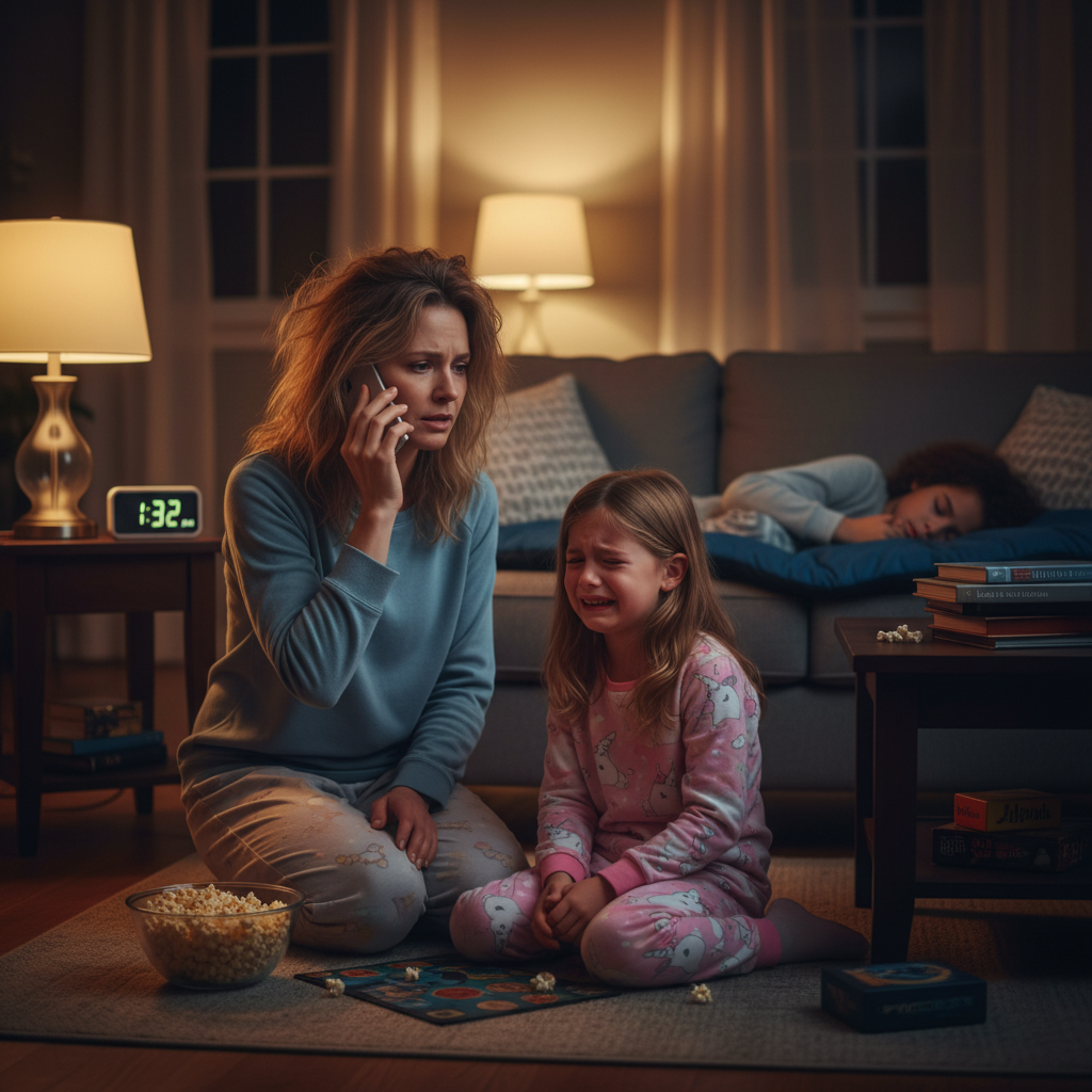 Single Mom Calls Another Parent at 1:30 AM to Pick Up Her Crying Kid, Gets Blamed for Ruining Sleepovers