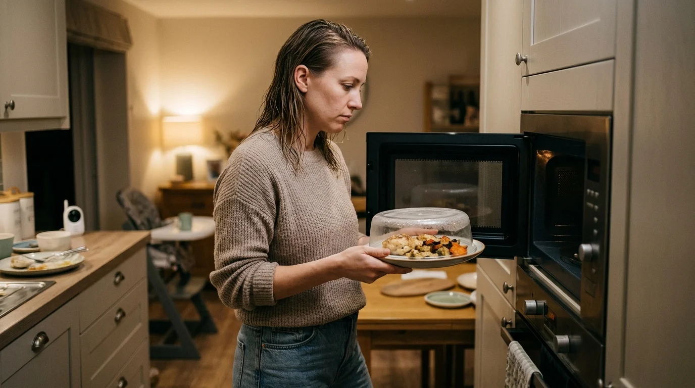 AITA For Getting Upset When My Husband Puts the Dinner I Cooked in the Fridge Before I Can Eat?