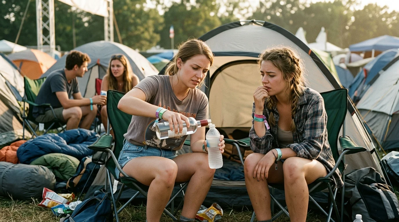 AITA For Refusing to Take the Blame After My Friend Chugged a Whole Bottle of Vodka and Ended Up in the Med Tent?