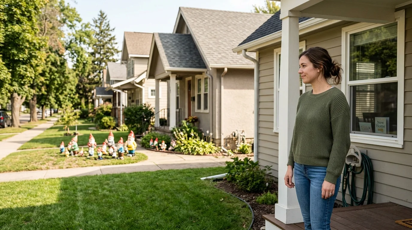 A New Homeowner Rejects Her Neighbor's Bizarre Welcome Gift, Triggering a Street-Wide Rebellion