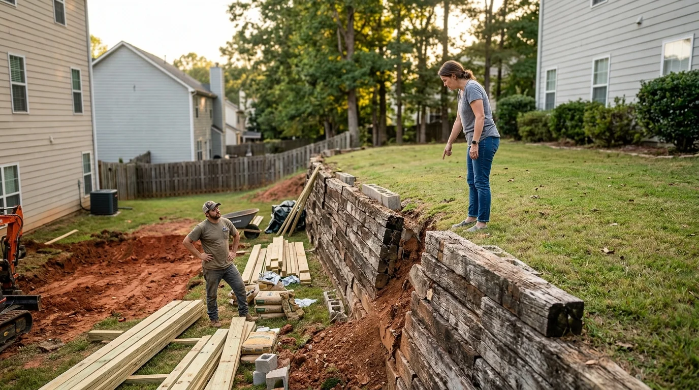 Neighbor Demands Homeowner 'Relax' About Collapsing Wall, Instantly Regrets It After the City Inspector Arrives