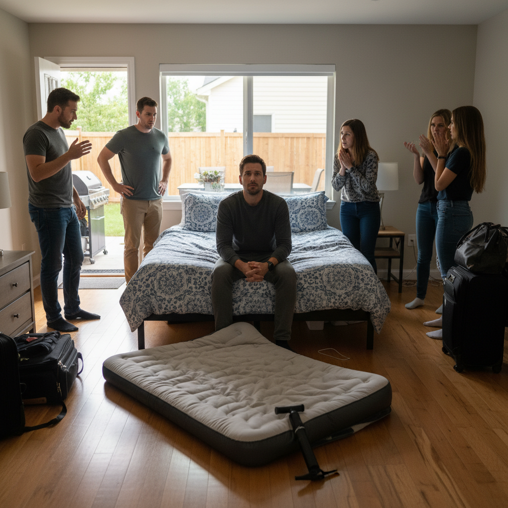 He Took a Bed Instead of the Basement Air Mattress, and His Married Friends Ended Their 8-Year Friendship Over It