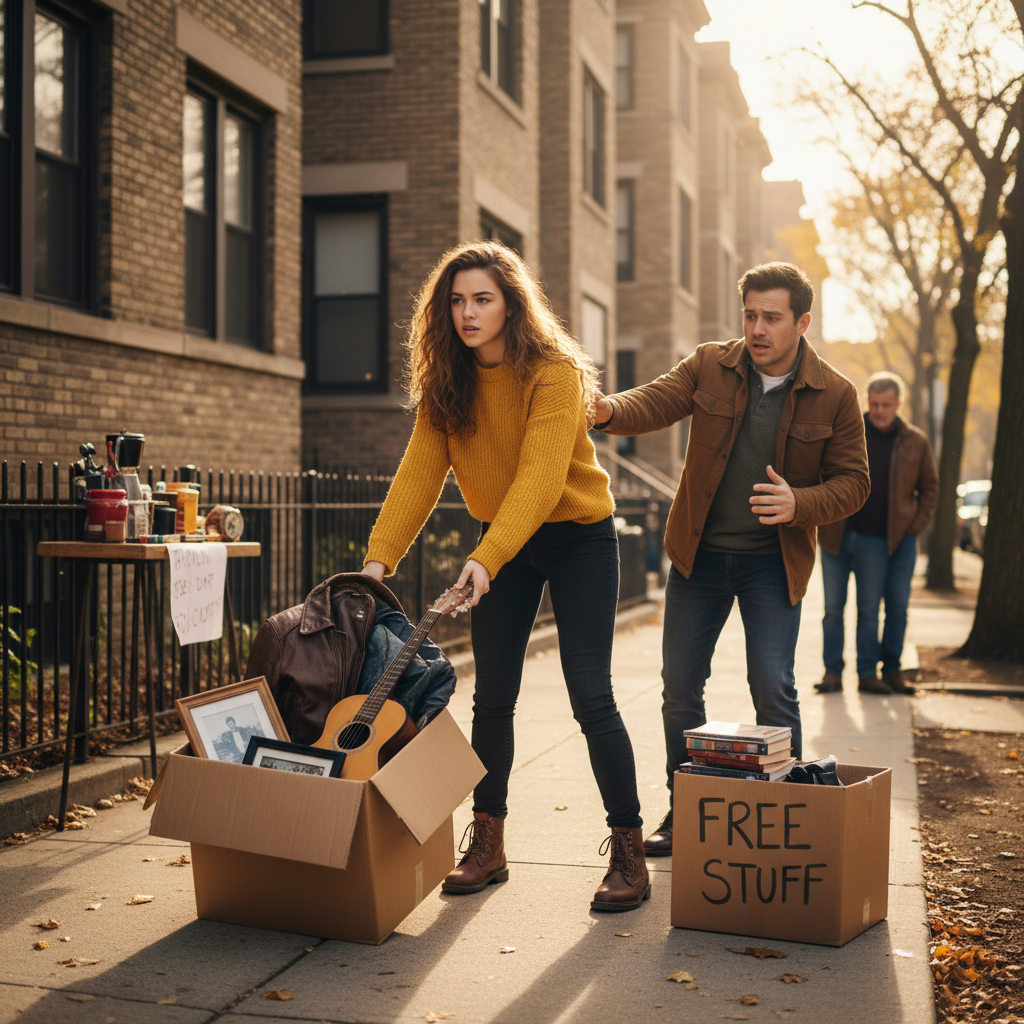 Woman Kicks Cheating Boyfriend to the Curb, Then Starts Selling What He Gave Away for Free