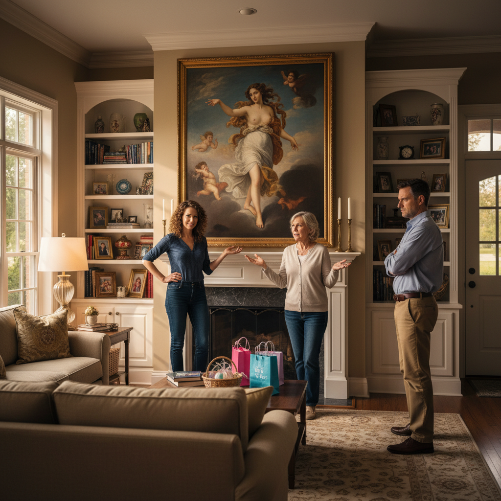 Woman Refuses to Hide a Semi-Nude Painting of Herself, Now Her Brother Is Boycotting Easter