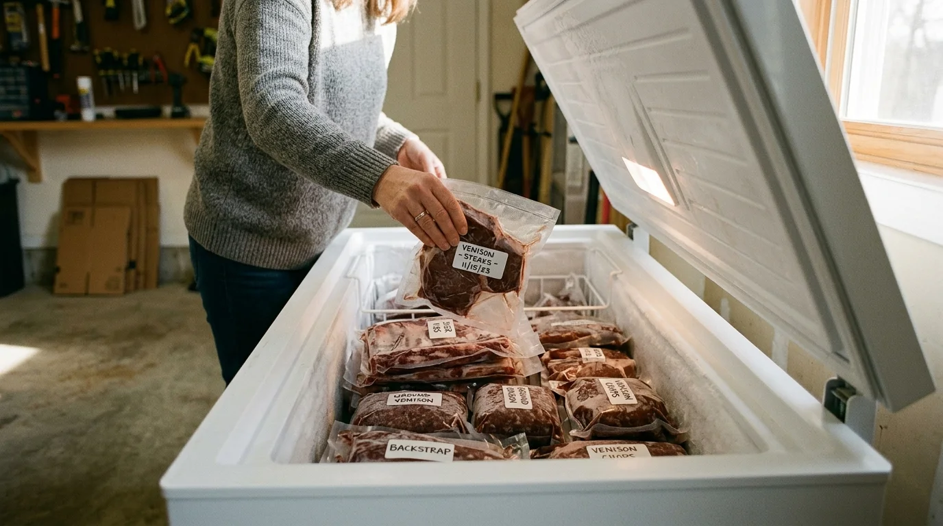 Wife Starts Eating The Whole Deer Her Husband’s Friend Abandoned In Their Freezer 2 Years Ago