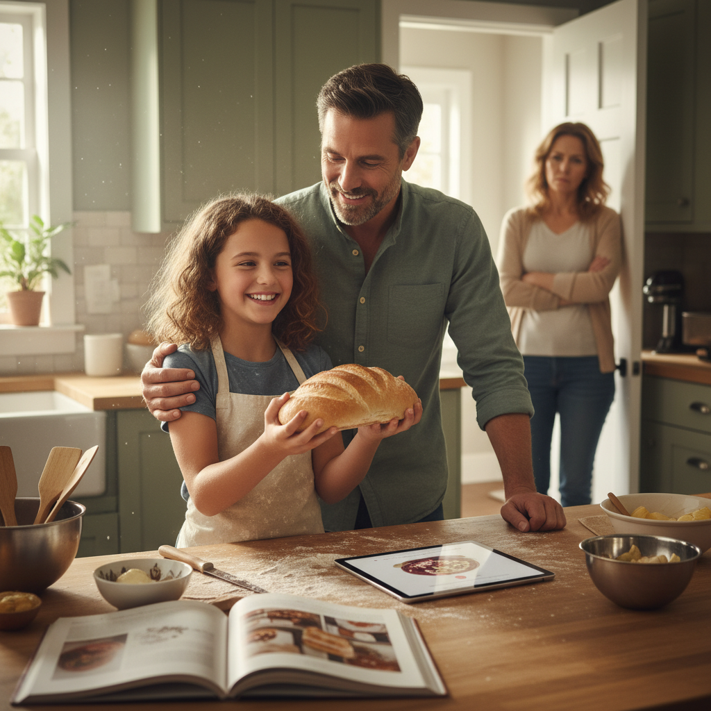 This Single Dad Encouraged His Daughter’s Cooking Hobby, But His Ex Accused Him of Pushing “Tradwife Beliefs”