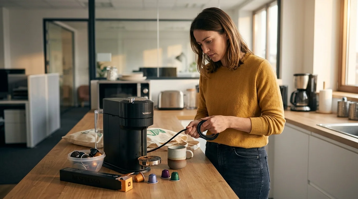 This Office Worker Brought A Fancy Coffee Machine To Share, But Took It Back After Coworkers Raided Their Desk