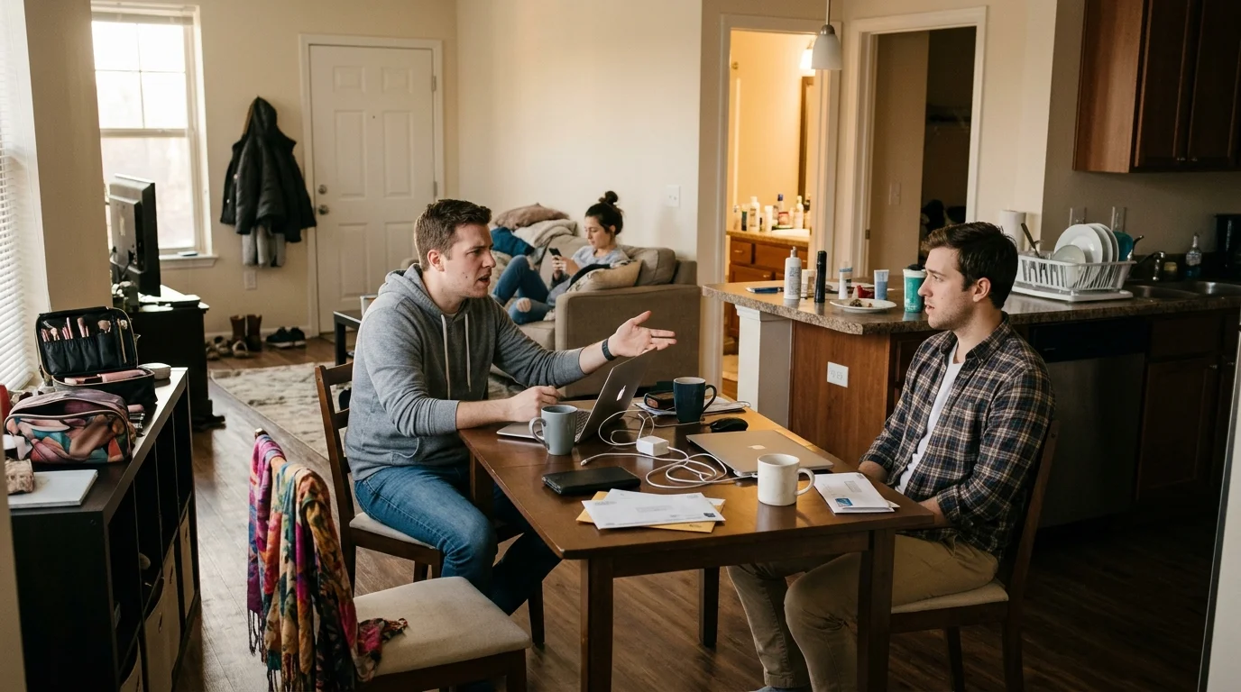 Guy Demands Rent After His Roommate's Girlfriend Moves In Uninvited, Now the Roommate's Parents Are Intervening
