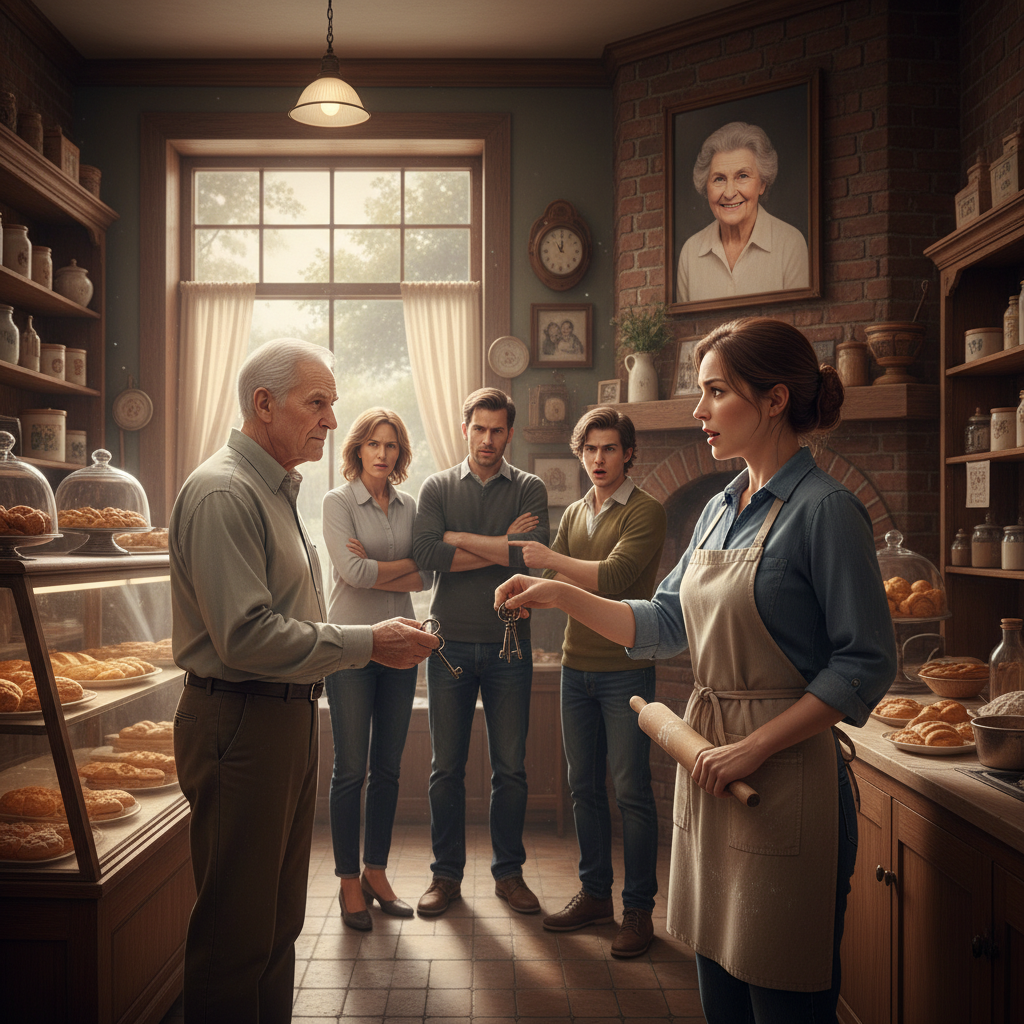 Widower Gifts His Late Wife's Bakery to His Daughter-In-Law, But The In-Laws Are Demanding Answers