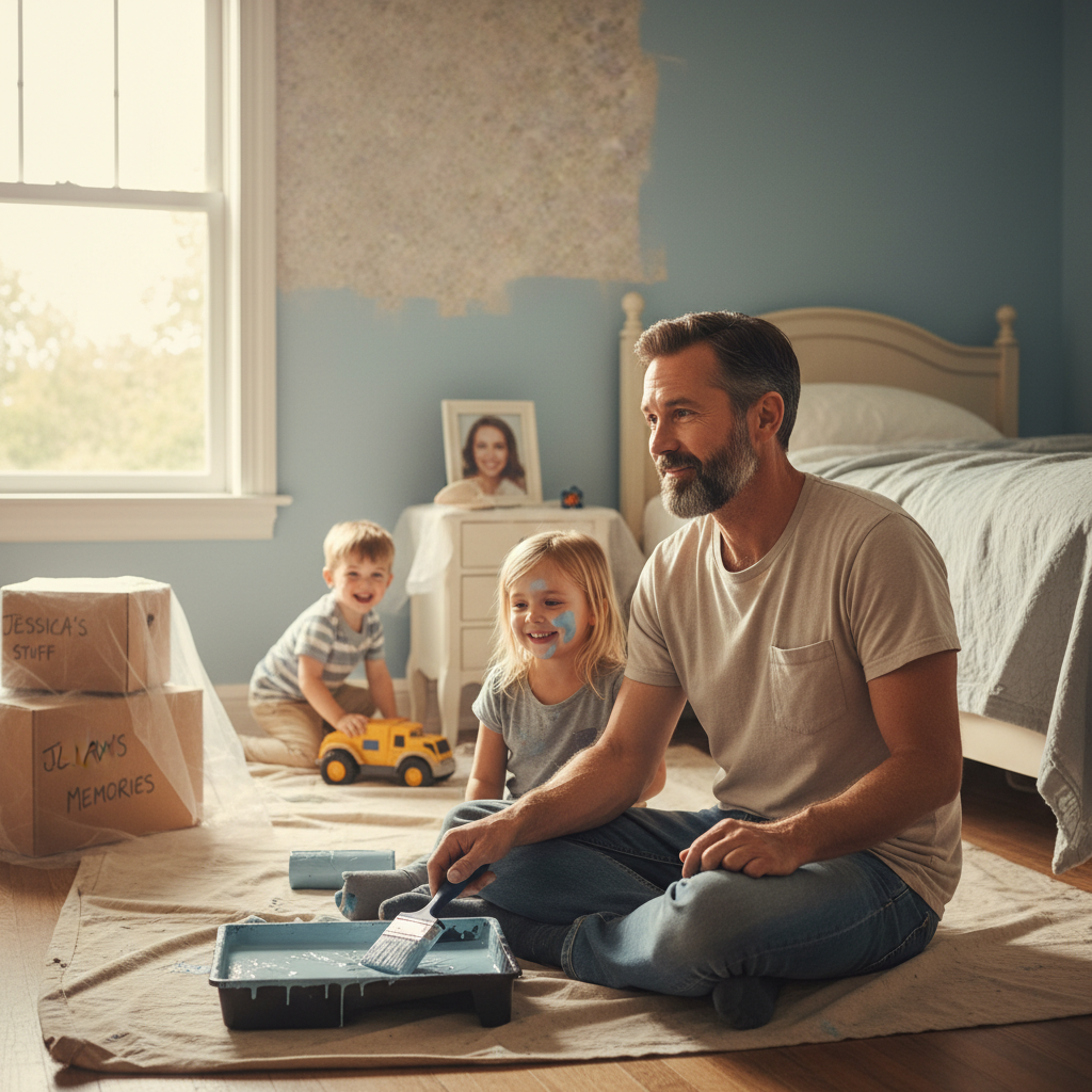 Widowed Dad Remodels Stepkids' Bedrooms, Now Their Father Is Demanding The House Stay Frozen In Time