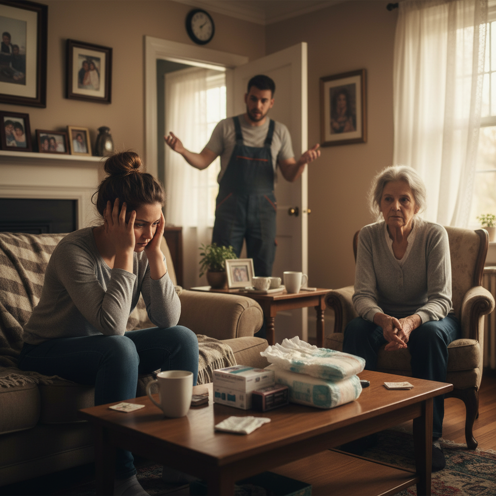 Woman Refuses to Keep Changing Her Mother-In-Law's Diapers, Husband Calls Her Selfish