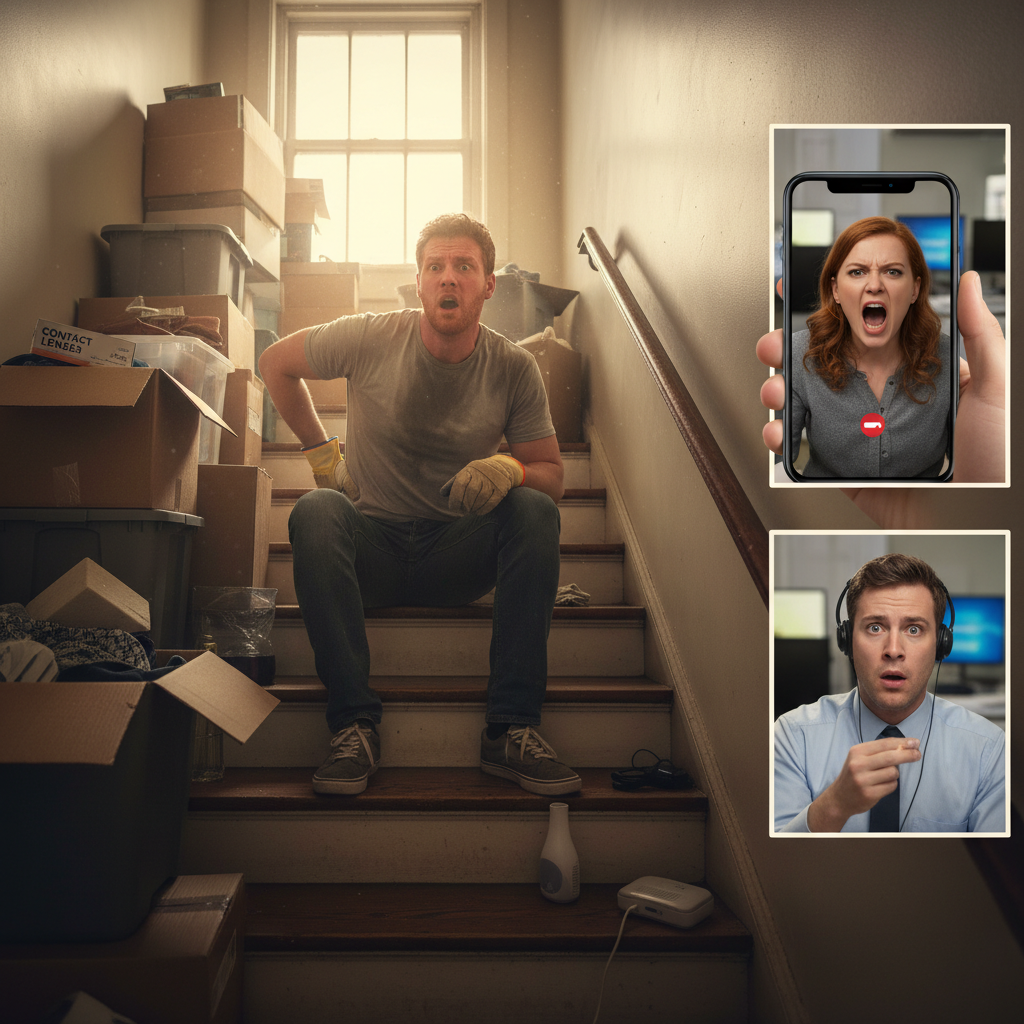 Man Busts His Back Moving His Girlfriend's Clutter, Gets Screamed At Over a Missing Air Freshener