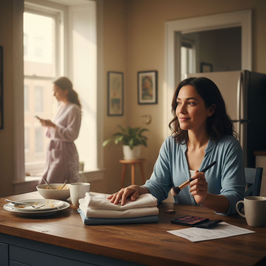 This Partner Does All the Chores and Her Makeup Daily, But Now She's Demanding a Whole New Dynamic