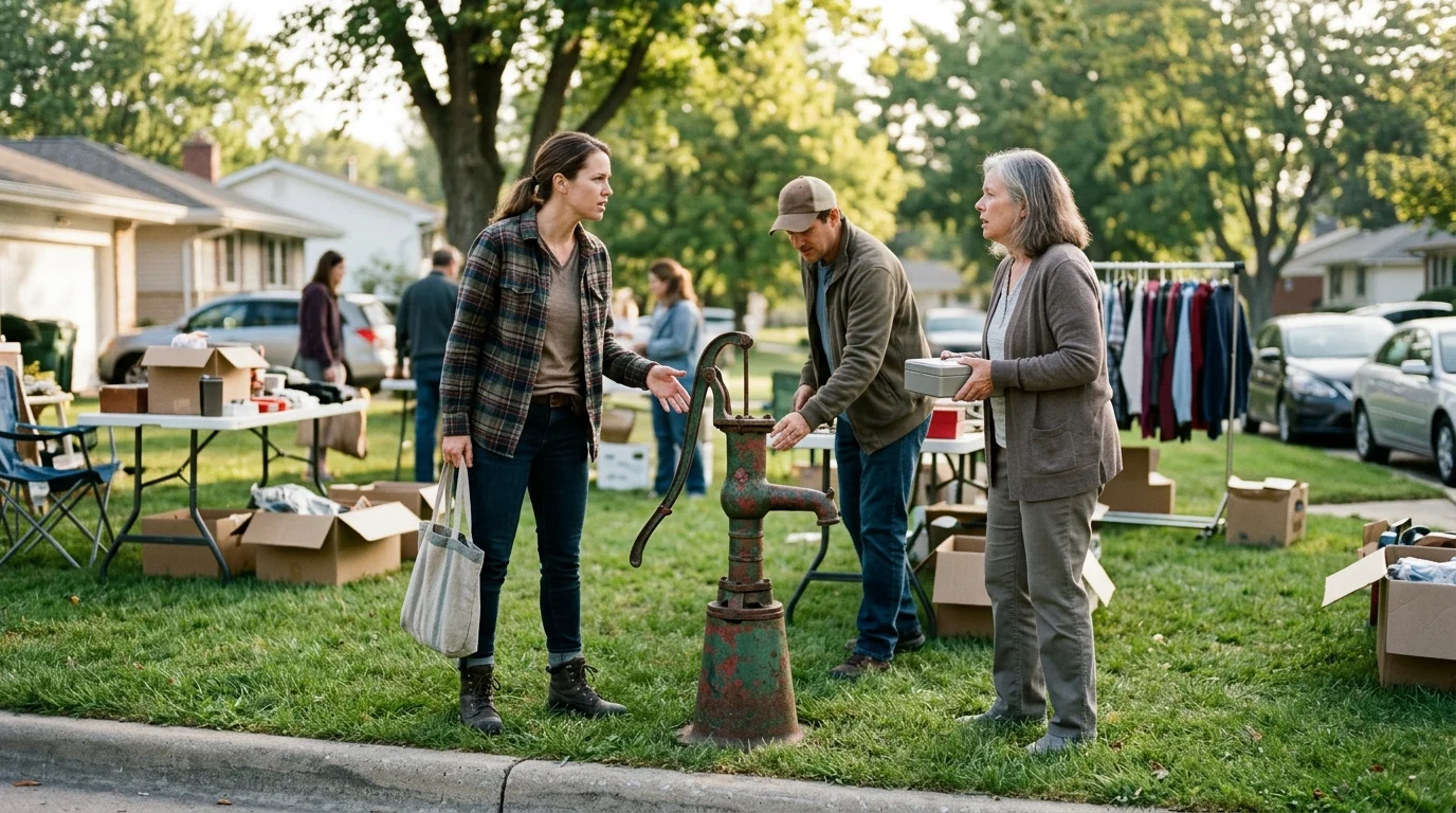 Woman Tries to Swipe a Claimed Yard Sale Prize Because She 'Really Wanted It', Gets Shut Down Instantly