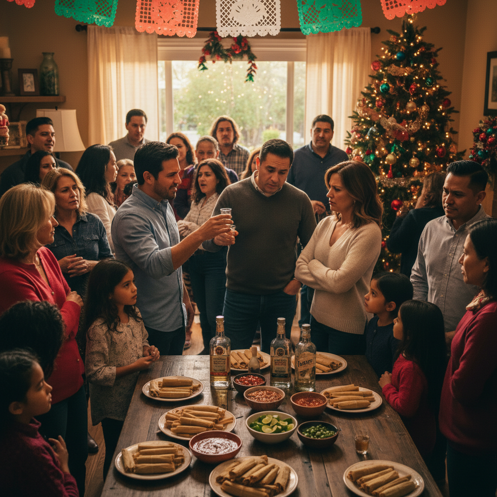 Brother Demands a Dry Christmas for His New Girlfriend, Host Refuses to Cancel the Tequila and Tamales