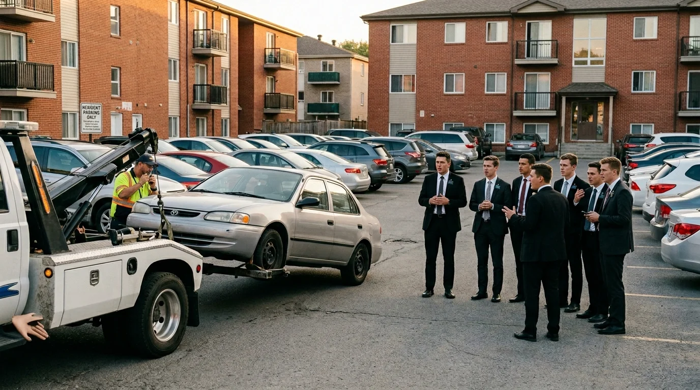 Tenant Calls a Tow Truck After a Group of Missionaries Hijack the Last Parking Spot