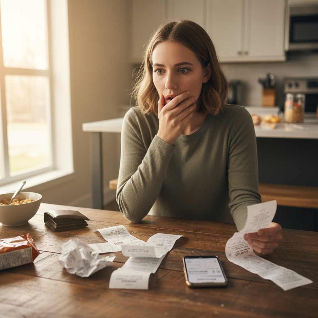 Woman Discovers Her Boyfriend's Costly Secret After Checking the Grocery Store Receipts