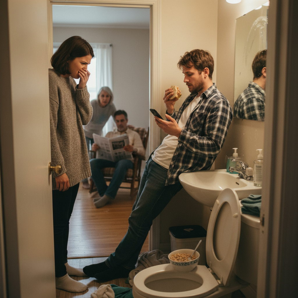 She Finally Dates Her Childhood Crush, But His Alarming Bathroom Habits Give Her The Ultimate Ick