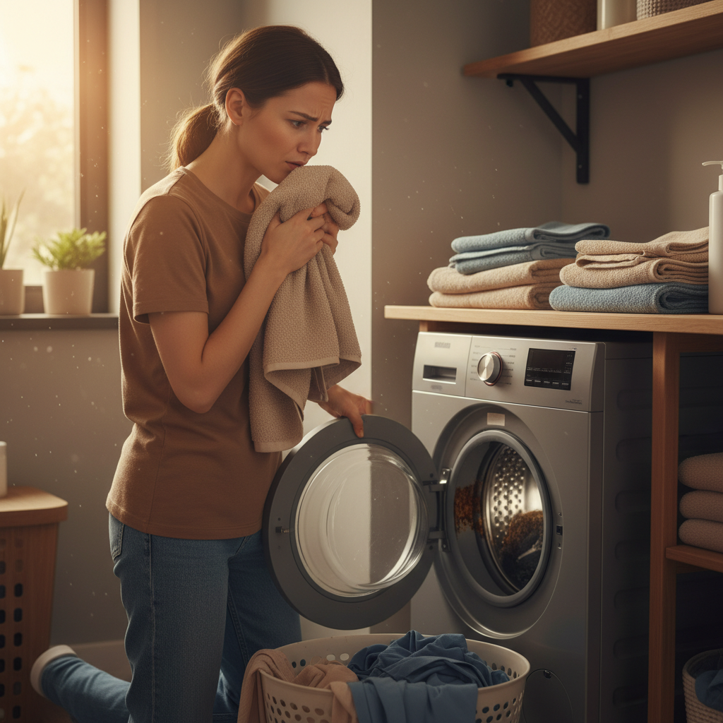 She Thought Her Washing Machine Cleaned Itself, Until Her Towels Started Smelling Like a Swamp