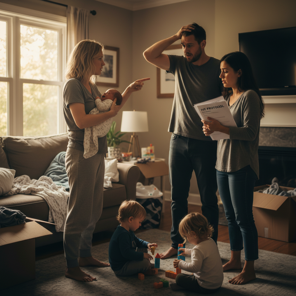 This Woman Demanded Her Brother Pause His IVF Journey Just to Babysit Her Kids