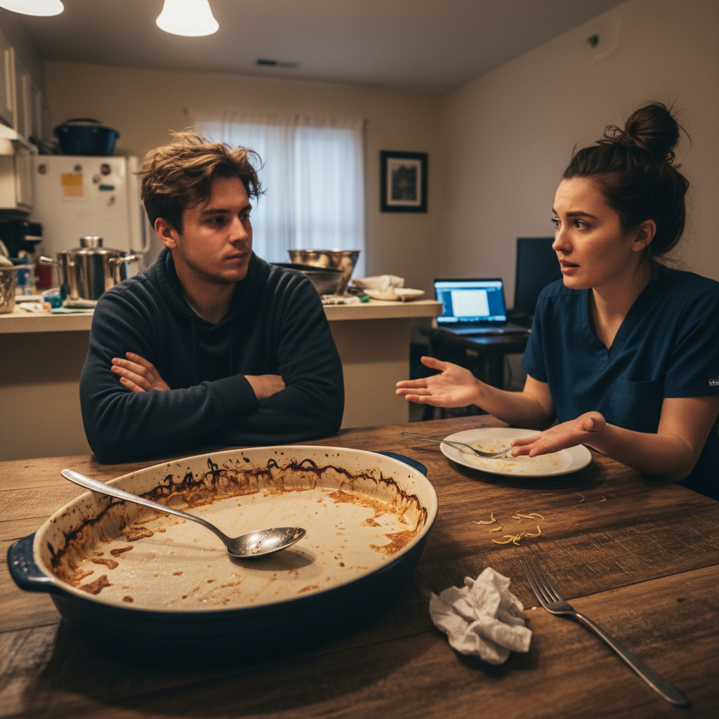 Boyfriend Devours Entire Family-Sized Lasagna in 24 Hours, Then Accuses Girlfriend of Judging Him